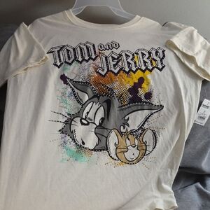 Tom and Jerry Cream T-Shirt (M)